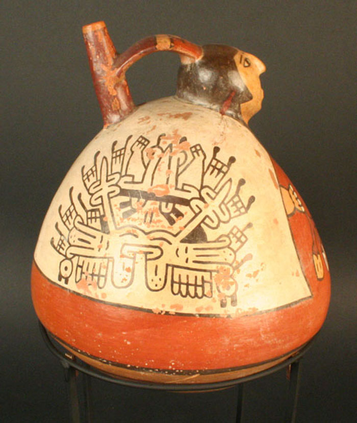 Flauta globular zoomorfa: ave